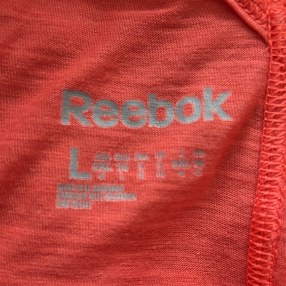 Reebok Peach Short Sleeve Workout Top - Picture 3 of 3